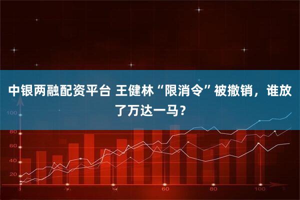 中银两融配资平台 王健林“限消令”被撤销，谁放了万达一马？