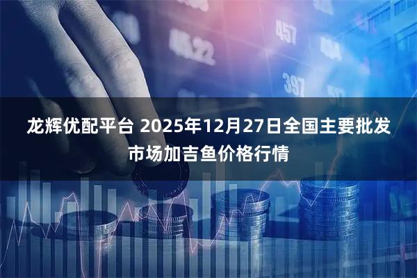 龙辉优配平台 2025年12月27日全国主要批发市场加吉鱼价格行情